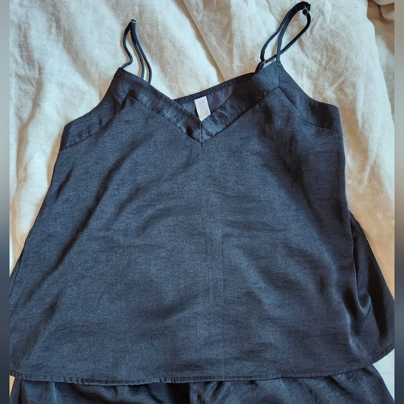 Stars Above Faux Silk Cami and Sleep Shorts Set - Picture 5 of 5